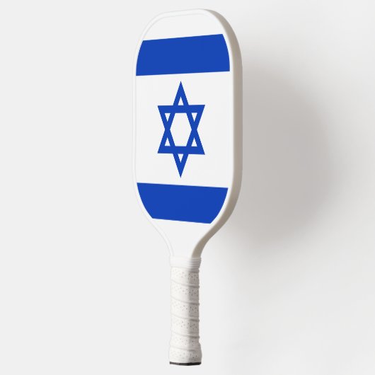 Israels Flagge moderner patriotisch Pickleball Schläger (Links)