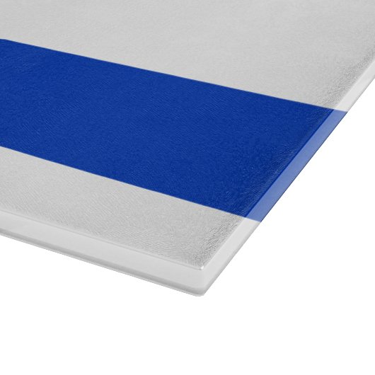 Israels Flagge moderner patriotisch Schneidebrett (Ecke)