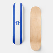 Israels Flagge moderner patriotisch Skateboard (Vorderseite)