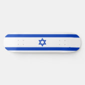 Israels Flagge moderner patriotisch Skateboard (Horizontal)