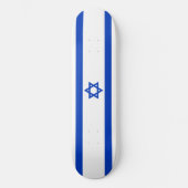 Israels Flagge moderner patriotisch Skateboard (Vorderseite)