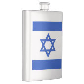 Israels Flagge patriotische Moderne Flachmann (Rechts)