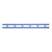 Israels Flagge patriotische Moderne Satinband (Vorderseite)