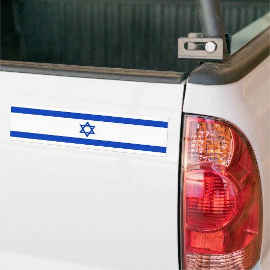 Israels Flagge Rechteckig Autoaufkleber (Auf Lkw)