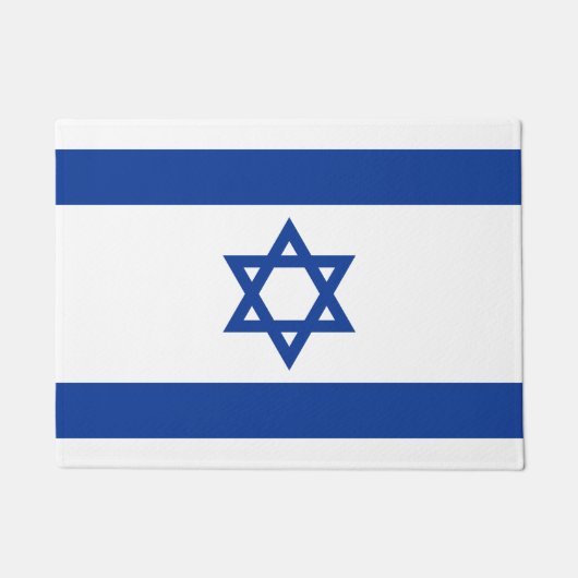 Israels Flaggentafel für Zuhause oder Unternehmen Fußmatte (Vorderseite)