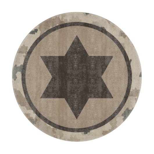 Israels IAF-Star von David Roundel - Wüste Schneidebrett (Vorderseite)