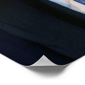 Israels Ministerpräsident Netanjahu Poster (Ecke)