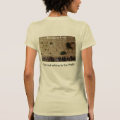Israels nationaler Vogel - Hoopoe-T-Shirt T-Shirt (Rückseite)