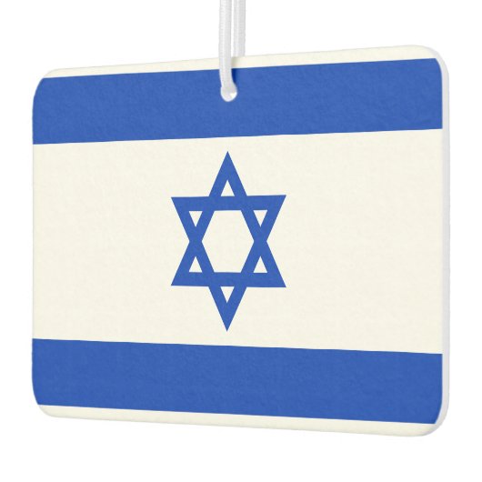 Israels Nationalflagge Autolufterfrischer (Links)
