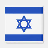 Israels Nationalflagge Magnet (Vorne)