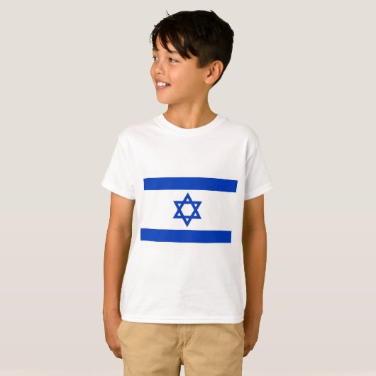 Israels Nationalflagge T-Shirt (Vorne ganz)