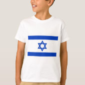 Israels Nationalflagge T-Shirt (Vorderseite)