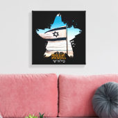 Israels Wächter IDF, wir begrüßen euch Leinwanddruck (Insitu (Wohnzimmer))