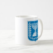 Israels Wappen Tasse (VorderseiteRechts)