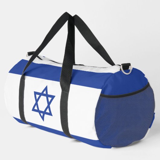 Isreal Flag ת ם ד ג י ע ל ק Duffle Bag (Rechte Ecke)