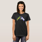 Isreal Jamaica Flag Isreali Jamaican Heart T-Shirt (Vorne ganz)