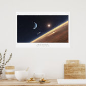 ISS auf Abenteuer Poster (Küche)