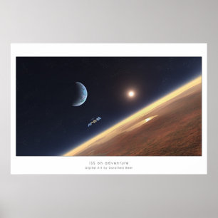 ISS auf Abenteuer Poster