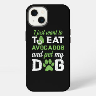 Iss Avocados Streichle Meinen Hund Lustiger Vegane iPhone 13 Hülle