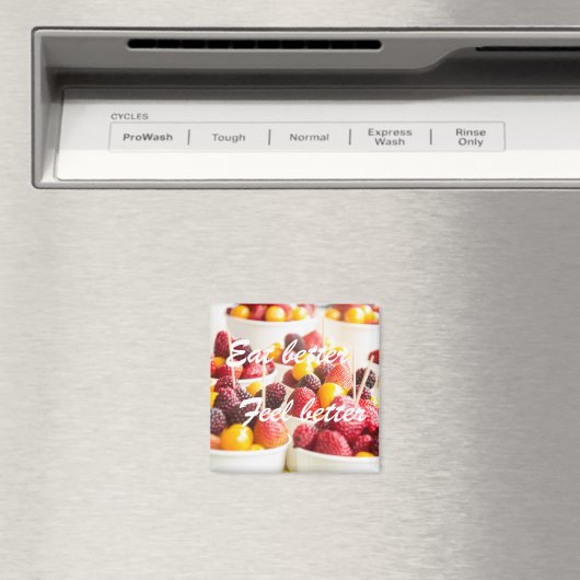 Iss besser, fühle dich besser|| Berries Magnet (In Situ (Geschirrspüler))