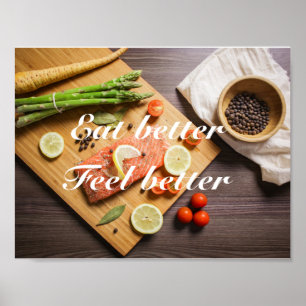 Iss besser, fühle dich besser poster