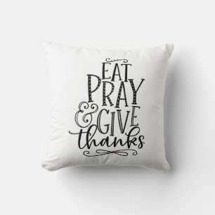 Iss Bete & Danke Kissen