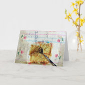 Iss Cake Karte (Gelbe Blume)