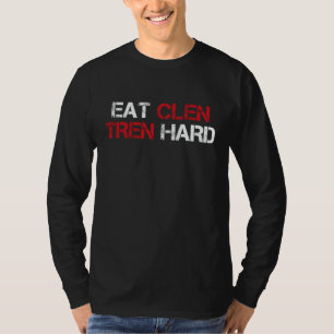 Iss Clen Tren Hart Steroide Bodybuilding Vintage T-Shirt