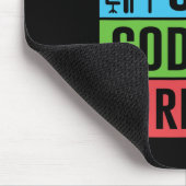 Iss Code Schlaf Wiederholen Lustige Programmierung Mousepad (Ecke)