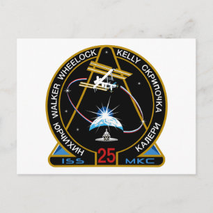 ISS-Crews: Expedition 25 Postkarte
