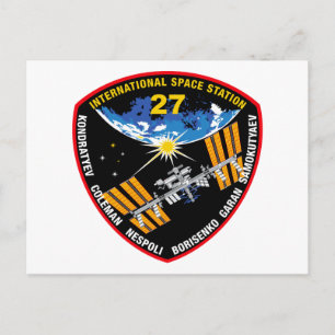 ISS-Crews: Expedition 27 Postkarte