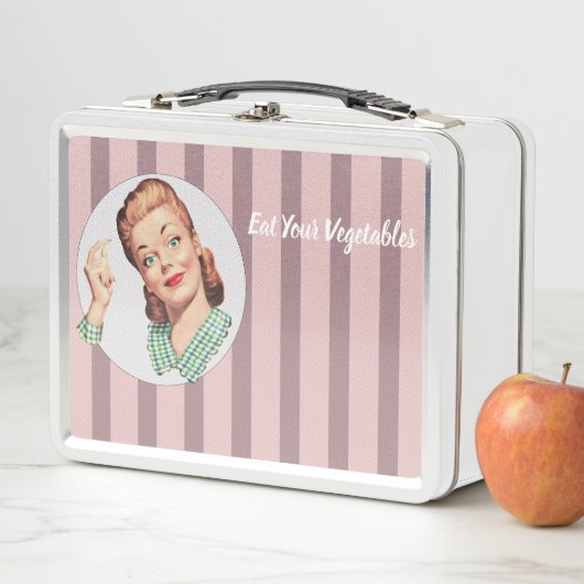 Iss dein Gemüse Metall Lunch Box (Beispiel)