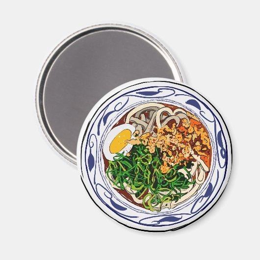 Iss dein Udon Magnet (Vorderseite/Rückseite)