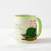 Iss deine Grüntöne! (Personalisierte Umarmung) Tasse (VorderseiteRechts)