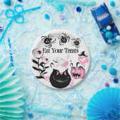 Iss deine Leckereien Baddest Hexenmeister Hallowee Pappteller (Party)