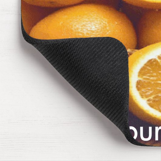 Iss deine Orangen Mousepad (Ecke)