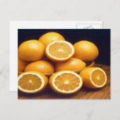 Iss deine Orangen Postkarte (Vorne/Hinten)