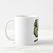 Iss deine Rosenkohl Kaffeetasse (Links)
