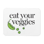Iss deine Veggies Magnet (Horizontal)
