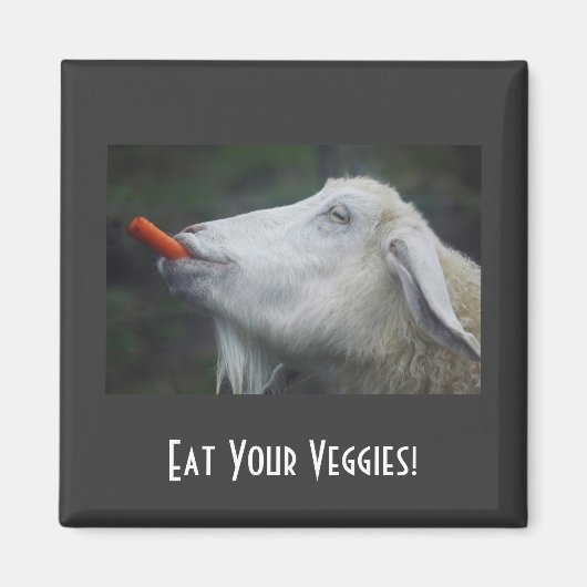 Iss deine Veggies! Magnet (Vorne)