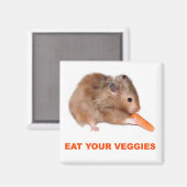 Iss deine Veggies Magnet (Vorderseite/Rückseite)
