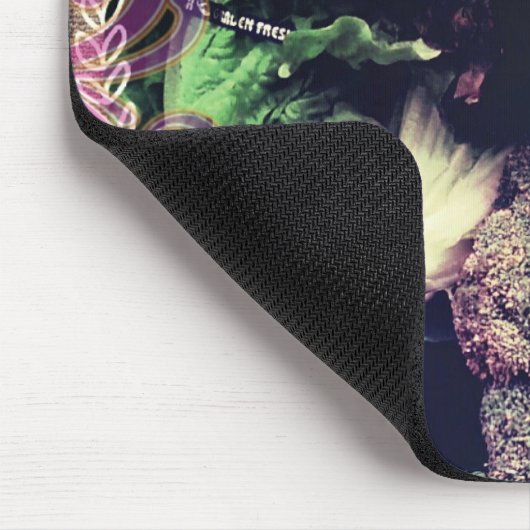 Iss deine Veggies Mousepad (Ecke)