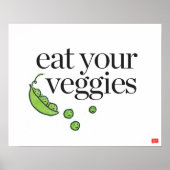 Iss deine Veggies Poster (Vorne)