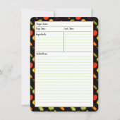 Iss deine Veggies Rezept Cards Einladung (Vorderseite)