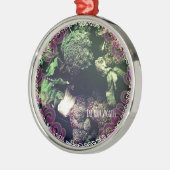 Iss deine Veggies Silbernes Ornament (Links)