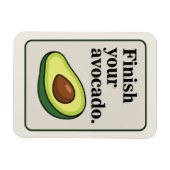 Iss deinen Avocado auf Magnet (Horizontal)