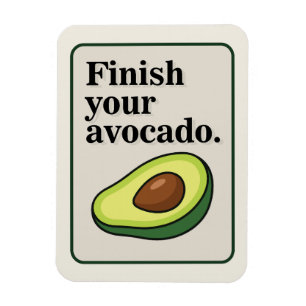Iss deinen Avocado auf Magnet