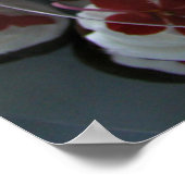 Iss deinen Cup mit Kuchen Poster (Ecke)