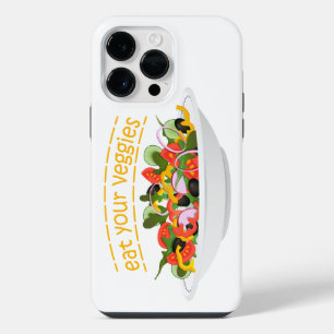 Iss deinen Gemüse-Zitat frische Salatmischung Scha iPhone 14 Pro Max Hülle
