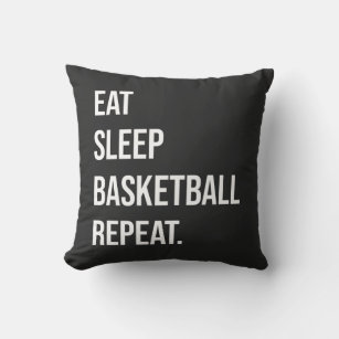 Iss den Basketball wiederholen. Kissen
